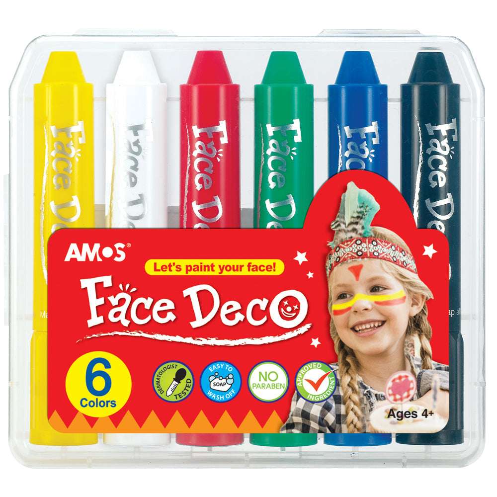 Amos Face Deco Facepaints Set of 6